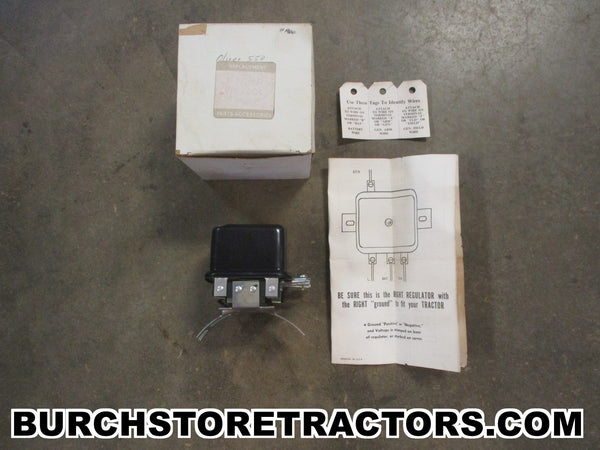 oliver 66 tractor generator voltage regulator