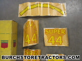 oliver super 44 tractor grill decal