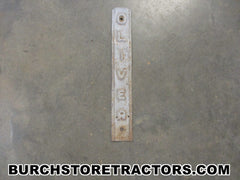 oliver super 44 tractor grill emblem