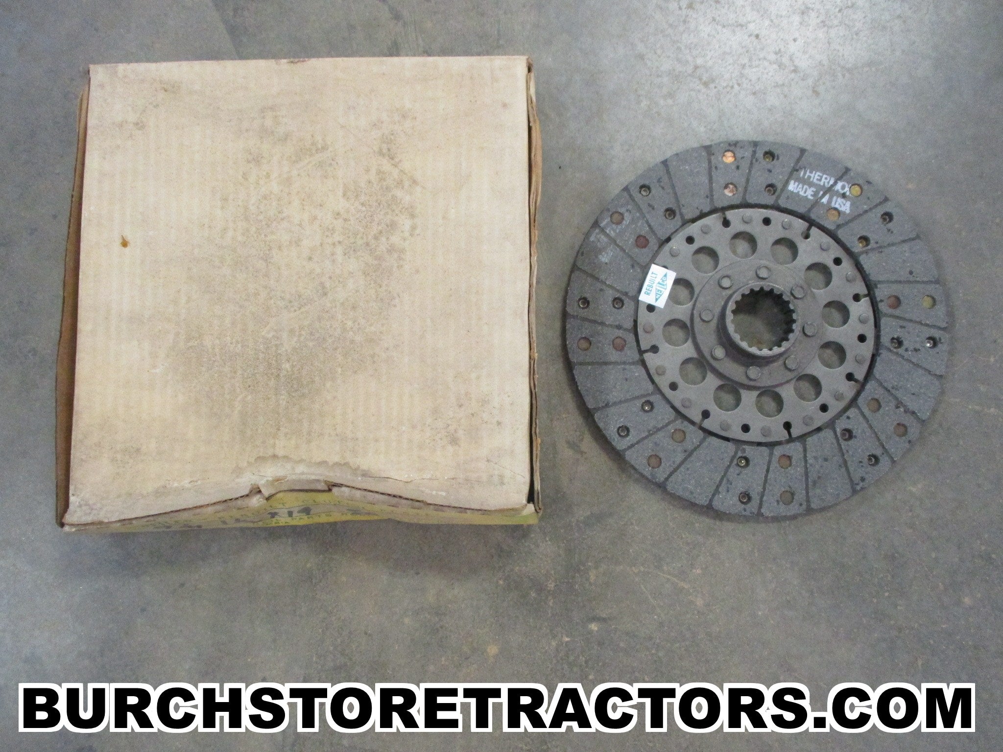 Rebuilt Clutch Disc for Oliver Super 77 Tractors, W875572 – Burch