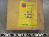 oliver tractor part number LM7380A