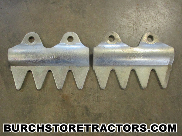 sickle bar mower double cut hold downs
