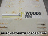 woods rm360 finishing mower shield
