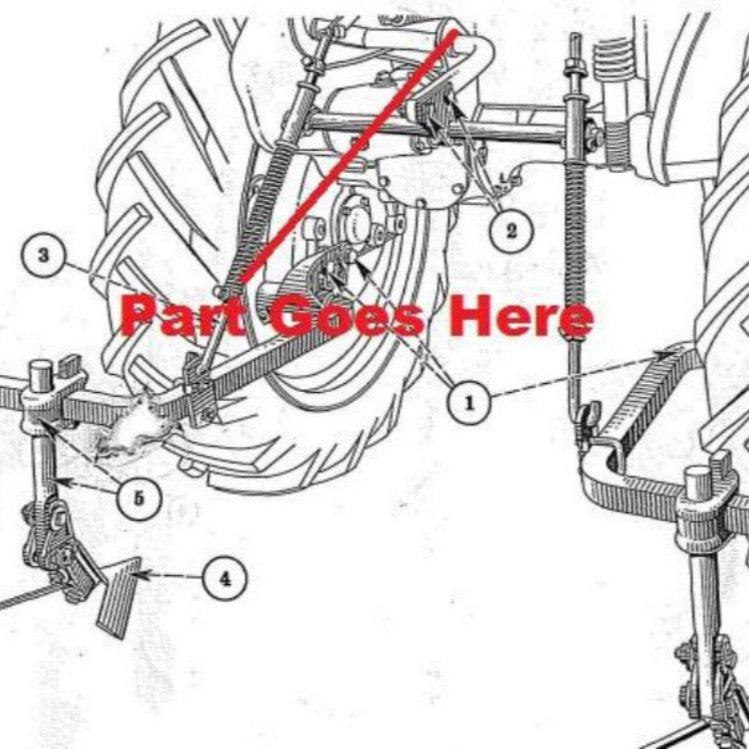 IH Farmall Cub Rear Rockshaft Cultivator or Hitch Lift Assembly – Burch ...