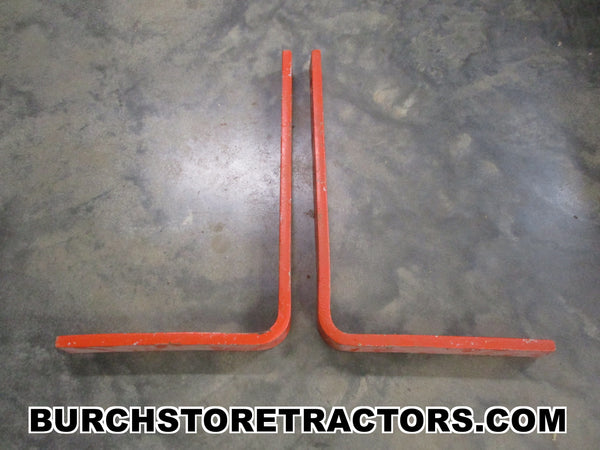 Allis Chalmers G tractor rear cultivator mounting brackets