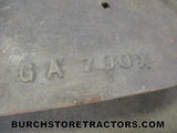 Bucher and Gibbs Plow Company part number GA 700X