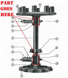 Dropping and Stirring Shaft Bearing for Covington TP46, TP66 Planters, TP1