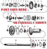 Rear Outer Axle Bearing  Farmall C, Super C, 200, 230 Tractor