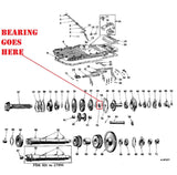 Transmission Main Shaft Bearing for Farmall M, Super M Tractors, 43357DA