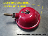 Pancake style lamp assembly for Farmall 