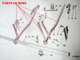 Farmall A-6 Bedder Toolbar Parts for sale