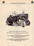 Farmall A Tractors with A-136 cultivator