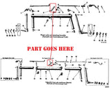 Front Axle Pin for H Farmall Cub and Cub LoBoy Tractors, 350765R1