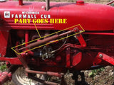 Front Cultivator Spring Lift Rods for Farmall  Cub Tractor.