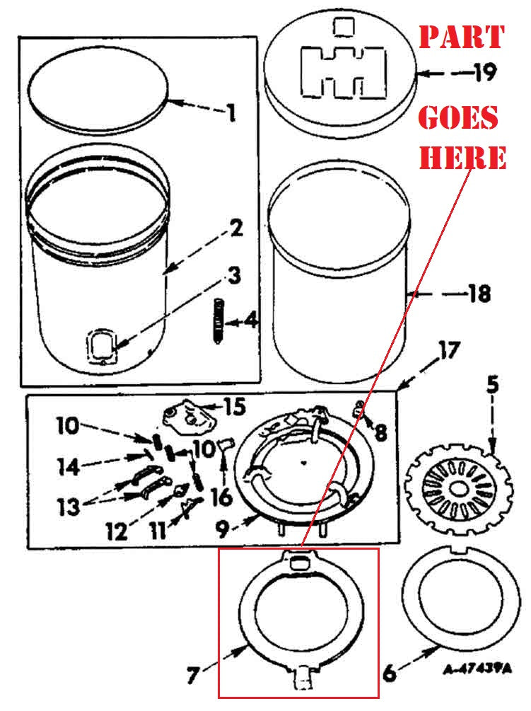 IH Planter Hopper Filler Plate, 13870A, FREE SHIPPING!!! – Burch Store  Tractors