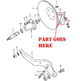 Disc Wheel Scraper for Ford Moldboard Plows
