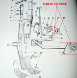 Farmall A-16 Middlebuster Brackets 