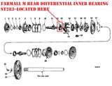 Farmall M Differential Bearing ST283