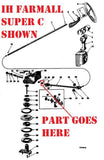 IH Farmall Super C Tractor Steering Parts