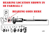 Rear Axle Inner Bearing for Farmall C, Super C, 200, 230, 240 Tractors, ST295