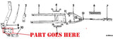 IH Farmall Cub Push Blade Parts 651831R2