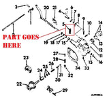 Internal Governor Spring for IH Farmall 140 Tractor, 364113R1