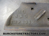 Imperial Moldboard Plow Part Number 800X