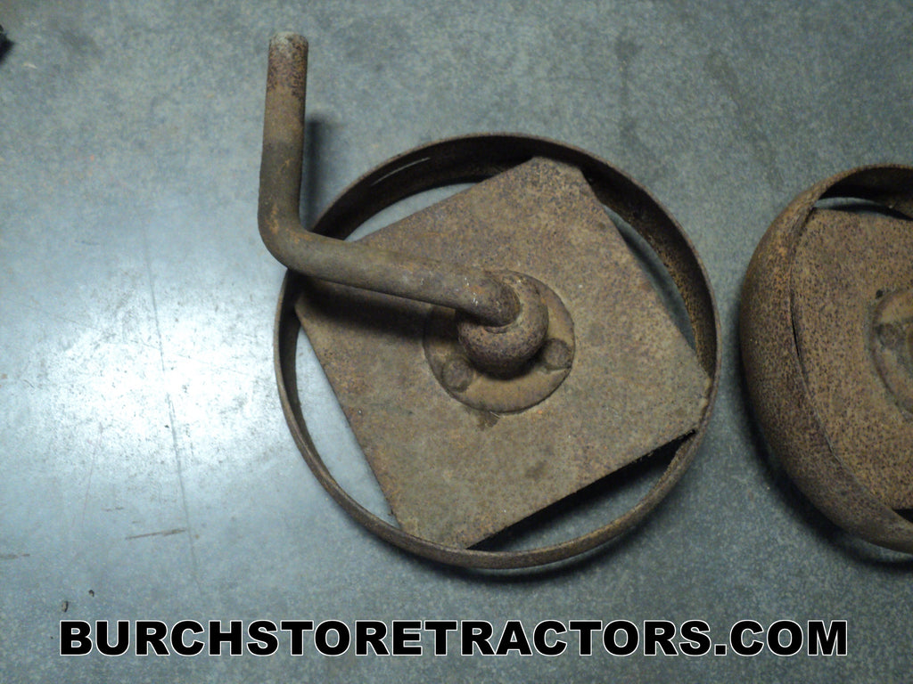 Pair of Number 3 Field Cultivator Depth Wheels for Farmall Cub Tractor