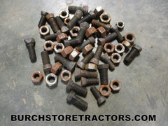 assorted plow bolts for sale 