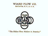 Wiard Plow Company Trademark