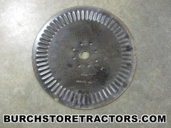 bottom plow coulter disk