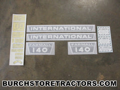 farmall 140 tractor decals
