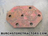 farmall 140 tractor push blade mounting plate