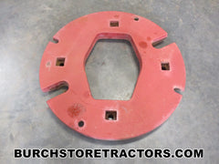 Farmall Super C Tractor Rear Wheel Weight