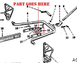 Fast Hitch Bail Connector Yoke for Farmall Tractors,520069R1