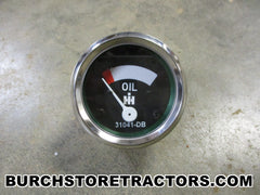 farmall cub tractor oil pressure gauge