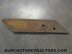 moldboard plow landside
