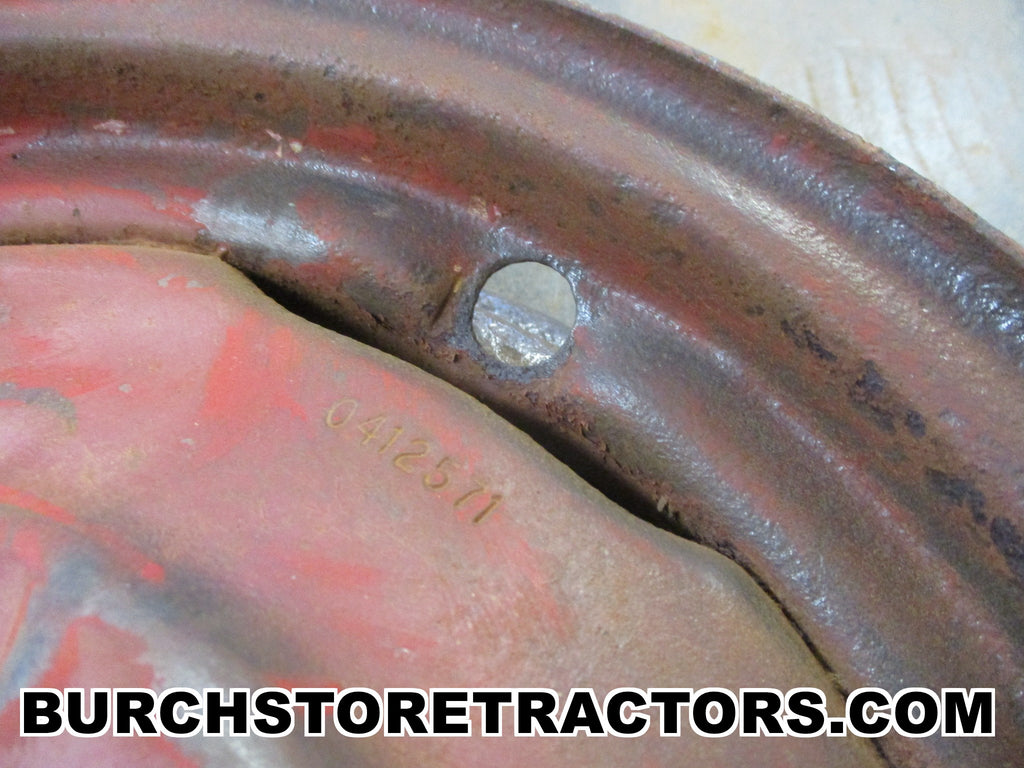 Original Front Rim - Wheel for Farmall Cub, Cub LoBoy Tractors, 351074 ...