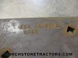 john deere plow part number 263W,  AA15263,  A16496