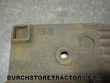 moldboard plow landside part number 63