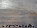 walk behind plow moldboard part number AC2