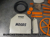 new old stock woods mower parts for case tractor